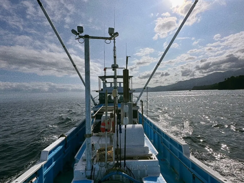 駿河湾の漁師さんの協力のもとおこなう漁体験
